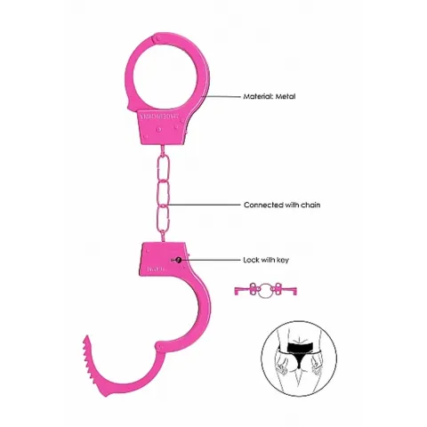 Наручники - Ouch! Beginner's Handcuffs Pink