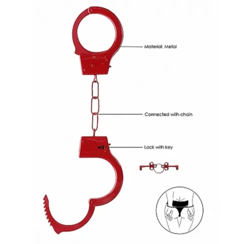 Наручники - Ouch! Beginner's Handcuffs Red