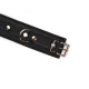 Наручники з ланцюжком Liebe Seele Black Organosilicon Wrist Cuff, екошкіра
