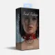 Ошейник для фиксации Feral Feelings — D-образные кольца, красно-прозрачный