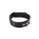 Нашийник із натуральної шкіри Fetish Tentation Premium Patent leather choker, кріпильне кільце