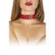 Нашийник - Leather Restraints Collar Red