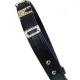 Ошейник LOCKINK Dark DIY Alphabet Collar, черный, искусственная кожа, буквы со стразами