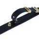 Ошейник LOCKINK Dark DIY Alphabet Collar, черный, искусственная кожа, буквы со стразами