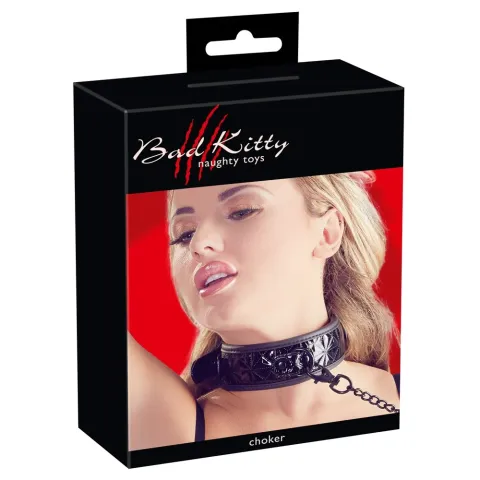 Нашийник з повідком - Bad Kitty Collar With Leash