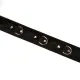 Нашийник з повідцем Liebe Seele Boudoir Amor Collar with Leash Black, три кільця