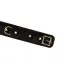 Нашийник з повідцем Liebe Seele Boudoir Amor Collar with Leash Black, три кільця