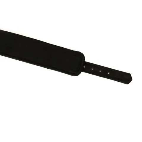 Нашийник з повідцем Liebe Seele Boudoir Amor Collar with Leash Black, три кільця