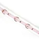 Нашийник з повідцем Liebe Seele White & Pink Fairy Goat Leather Collar