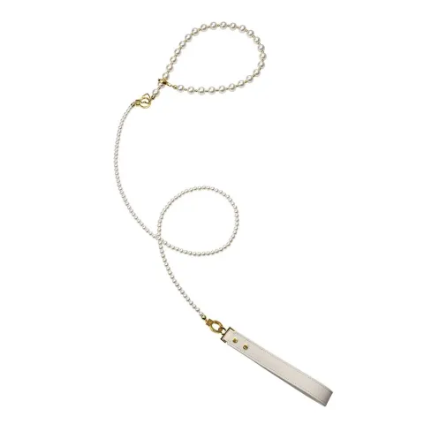 Жемчужный набор для фиксации LOCKINK Pearl Bondage & Restraint Set, наручники, ножные кандалы, поводок