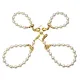 Жемчужный набор для фиксации LOCKINK Pearl Bondage & Restraint Set, наручники, ножные кандалы, поводок