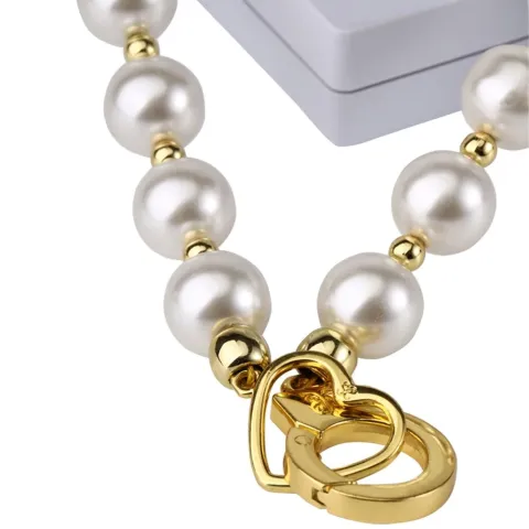 Жемчужный набор для фиксации LOCKINK Pearl Bondage & Restraint Set, наручники, ножные кандалы, поводок