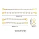 Жемчужный набор для фиксации LOCKINK Pearl Bondage & Restraint Set, наручники, ножные кандалы, поводок