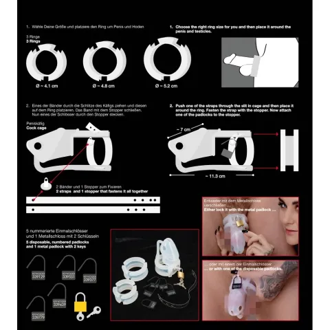 Пояс вірності - Cock Cage Set