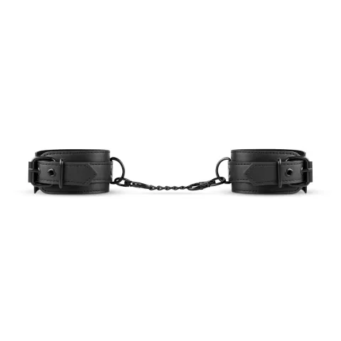 Поножі Bedroom Fantasies: Faux Leather Ankle Cuffs, чорні