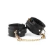 Ножные манжеты Liebe Seele Black Organosilicon Anklecuffs, экокожа