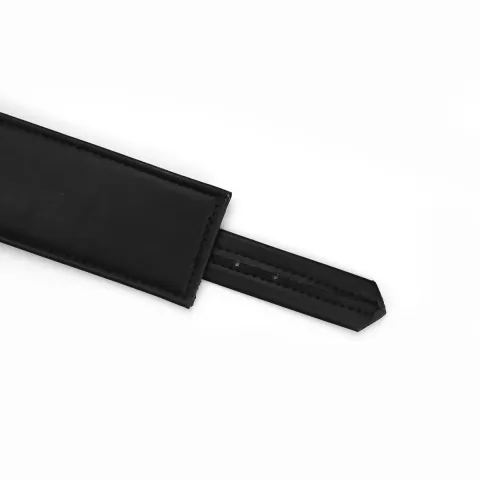 Ножные манжеты Liebe Seele Black Organosilicon Anklecuffs, экокожа