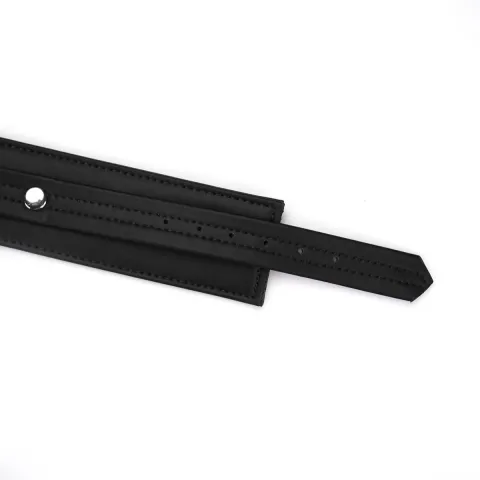 Ножные манжеты Liebe Seele Black Organosilicon Anklecuffs, экокожа