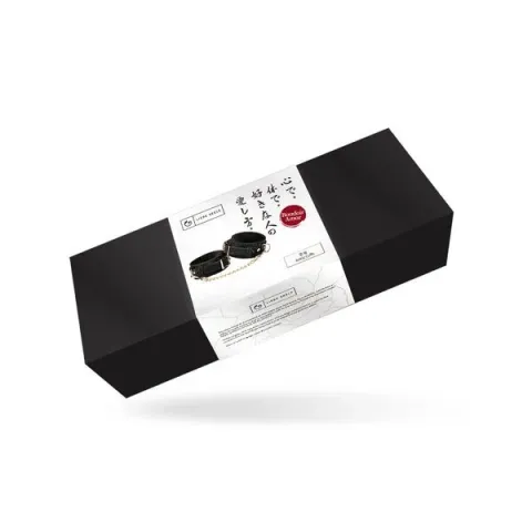 Голенища Liebe Seele Boudoir Amor Ankle Cuffs Black, съемная соединительная цепочка