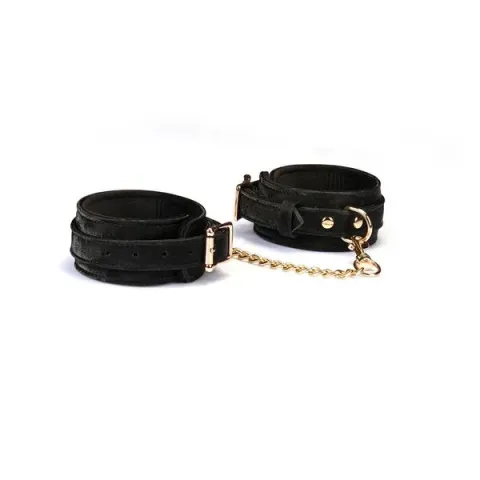 Голенища Liebe Seele Boudoir Amor Ankle Cuffs Black, съемная соединительная цепочка