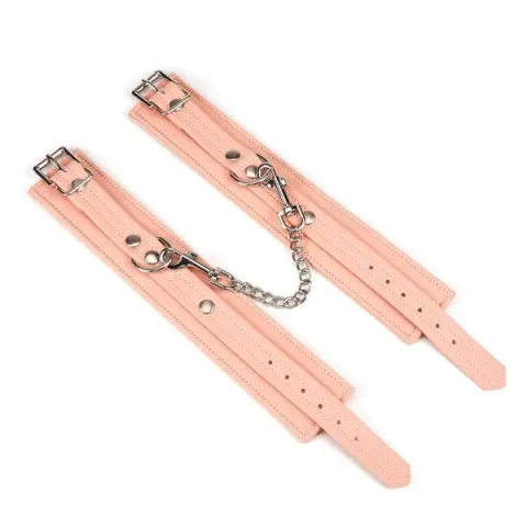 Голенища Liebe Seele Dark Candy Pink Ankle Cuffs, съемная цепочка