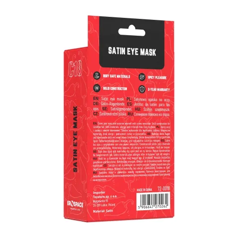 Пов'язка - Erospace Wild Play Satin Eye Mask C18