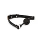 Дышащий кляп Liebe Seele Boudoir Amor Ball Gag Black, силиконовый шарик, диаметр 4,3 см