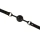 Дышащий кляп Liebe Seele Boudoir Amor Ball Gag Black, силиконовый шарик, диаметр 4,3 см