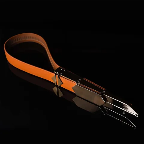 Регулируемая плетка LOCKINK Adjustable Slapper for Impact Play, коричневая, натуральная кожа