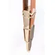 Регулируемая плетка LOCKINK Adjustable Slapper for Impact Play, коричневая, натуральная кожа