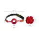Розкішний кляп у вигляді троянди Zalo - Rose Ball Gag, подвійне використання