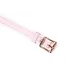 Шкіряна маска на очі Liebe Seele White & Pink Fairy Goat Leather Blindfold