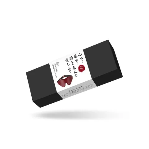 Кожаная маска для глаз Liebe Seele Wine Red Blindfold
