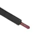 Кожаный ошейник с поводком Liebe Seele Wine Red Curved Collar, замок в форме сердечка