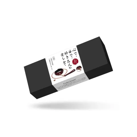 Кожаный ошейник с поводком Liebe Seele Wine Red Curved Collar, замок в форме сердечка