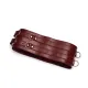 Кожаный пояс для бондажа Liebe Seele Wine Red Waist Cuff, размер S