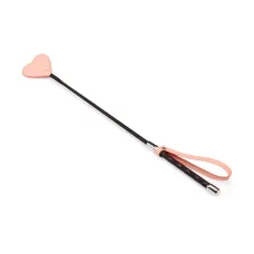 Liebe Seele Dark Candy Pink Riding Crop Heart Flip Flop, 55 см