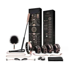 Шикарный набор для BDSM Rosy Gold – Nouveau BDSM, 9 аксессуаров