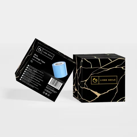 Скотч для бондажа «Liebe Seele» Bondage Tape Blue, 25 м