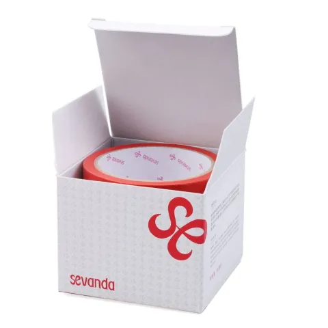 Скотч для бондажа LOCKINK SEVANDA Electrostatic Tape, красный, 16 м
