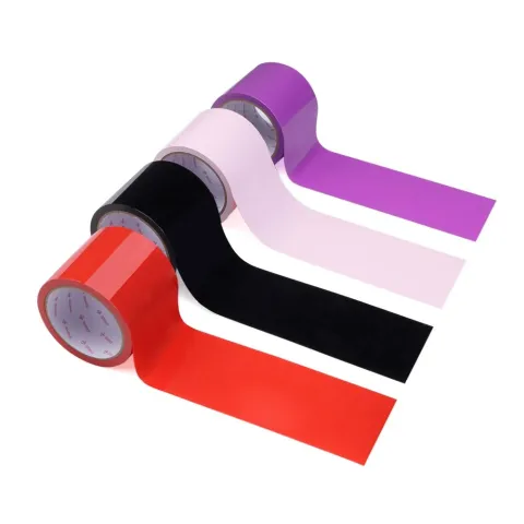 Скотч для бондажа LOCKINK SEVANDA Electrostatic Tape, красный, 16 м