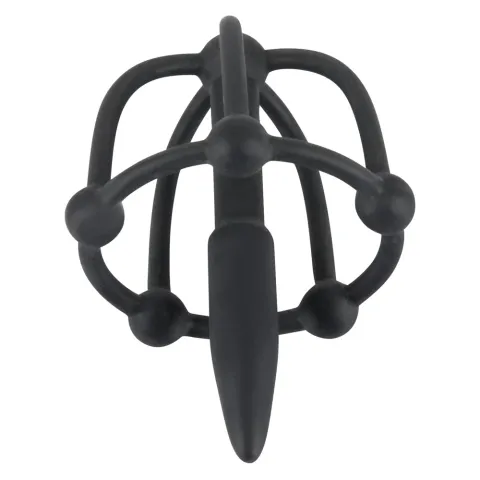 Стимулятор уретри - Penis Plug with Glans Cage