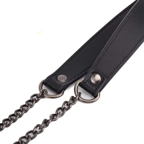 Сумка для секс-іграшок LOCKINK Mysterious Square Kink Bag, чорна, набір для бондажу в комплекті