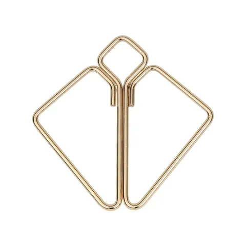 SX0844 Зажимы для сосков с массивной подвеской LOCKINK Nipple Clamps with Heavy Pendant, золотистые