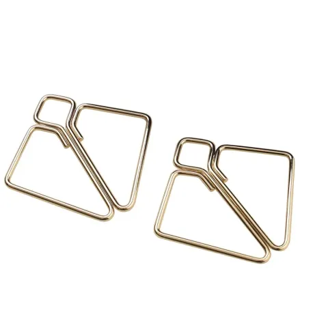 SX0844 Зажимы для сосков с массивной подвеской LOCKINK Nipple Clamps with Heavy Pendant, золотистые