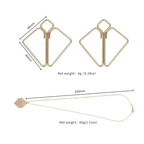 SX0844 Зажимы для сосков с массивной подвеской LOCKINK Nipple Clamps with Heavy Pendant, золотистые