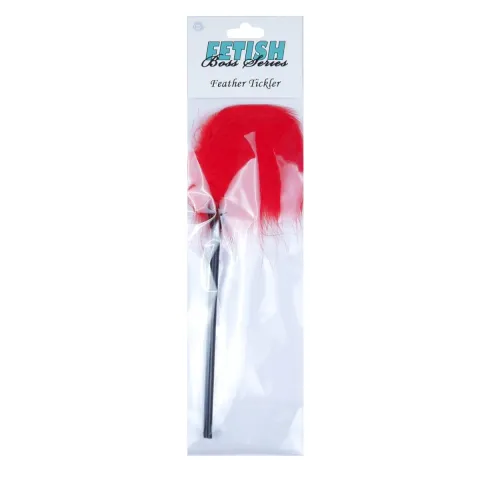 Тіклер - Feather Tickler Red - Boss Series Fetish