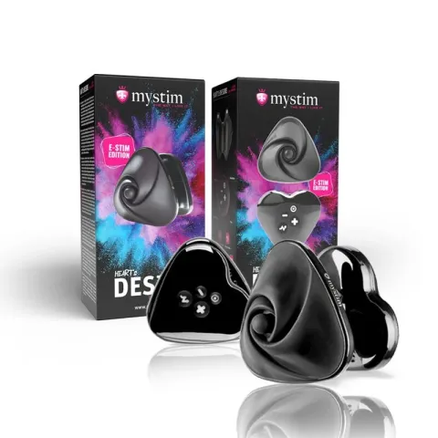 Клиторальный вибратор Mystim's Heart's Desire Black Edition с электрической стимуляцией