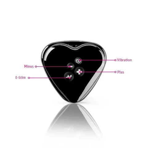 Клиторальный вибратор Mystim's Heart's Desire Black Edition с электрической стимуляцией