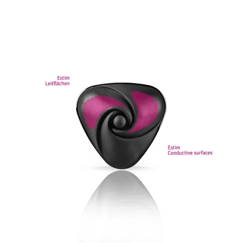 Клиторальный вибратор Mystim's Heart's Desire Black Edition с электрической стимуляцией